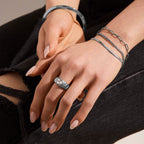 Oval Stone Dome Ring
