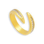 Crystal Curve Wrap Ring - EVRYJEWELS