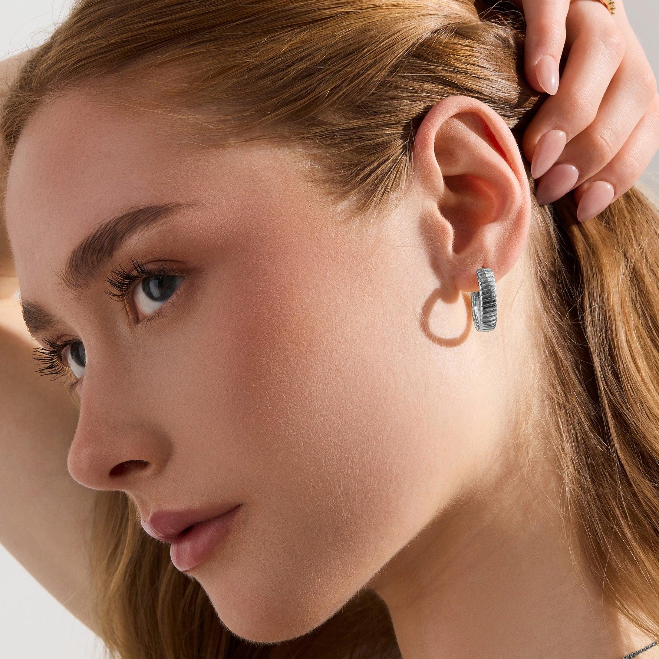 Golden Hoop Earrings