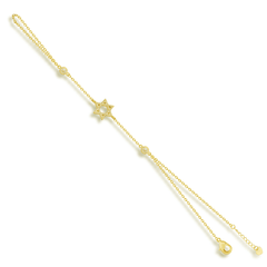 Star of David Hand Chain - EVRYJEWELS